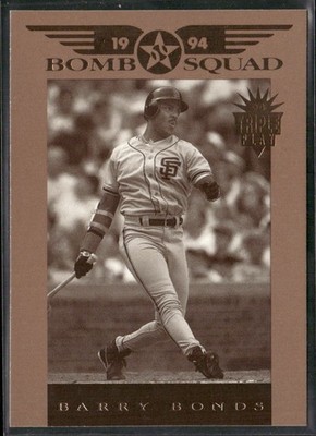 1994 Triple Play #4 Barry Bonds Bomb Squad