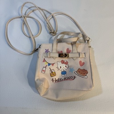 Hello Kitty Purse  Little Girl  Mini Satchel Crossbody Bag Beige