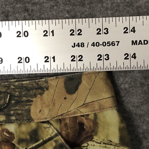 Russell Outdoors Camo Cargo Pants Mens 2XL 46X32 Mossy Oak Explorer Midweight - Picture 10 of 13