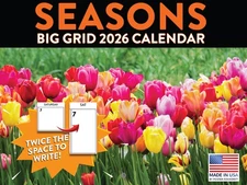 Seasons Big Grid Calendar 2026