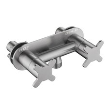 RV Shower Faucet Brushed Nickel Stainless Steel Camper Valve 4 Inch Motorhome