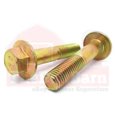 M10-1.5 Class 10.9 Hex Flange Screws Frame Bolts Zinc Yellow (Pick Length &Qty)