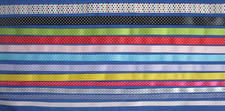  7-Lot-12 Yards Ribbon Dots 3/8-7/8" Wide x 1-Yard-Long Grosgrain Satin  Sheer