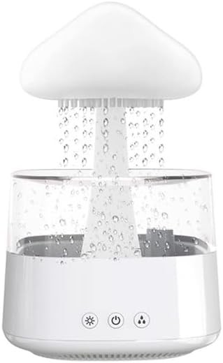 Rain Diffuser Cloud Humidifier 450ML Diffuser Water Drip Lamp Humidifier Gifts,m