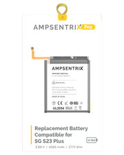 Replacement Replacement Battery For Samsung Galaxy S23 Plus Ampsentrix 