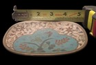 Beautiful Vintage Antique Enameled Trinket Tray — photo 2