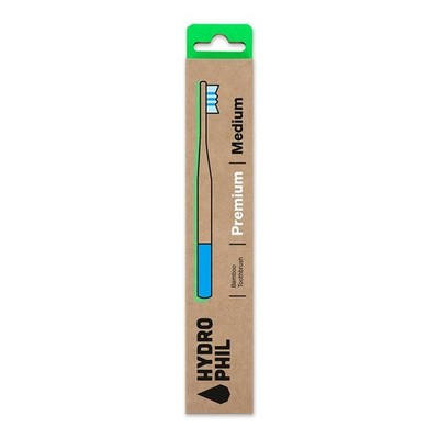 Hydrophil Adult - biologisch abbaubar, Bambus Zahnbürste Premium - Medium