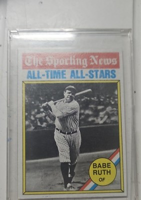 1976 Topps - The Sporting News AllTime All-Stars Babe Ruth #345