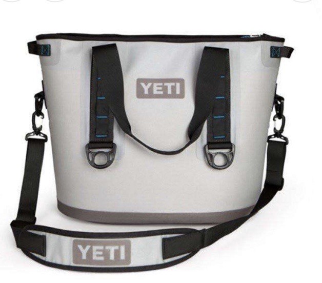 Bag - Fog Gray/tahoe Blue: Soft Cooler With Shoulder Strap
