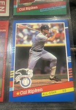 1991 Donruss - All-Stars Cal Ripken #52 Yellow Stripe at Bottom Right Border
