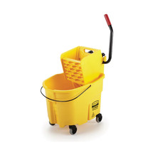 NEW. Rubbermaid Commercial Products 7.75-Gallons Down-Press Mop Wringer Bucket