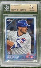 2015 Topps Chrome Kris Bryant RC #112 BGS 10 Pristine – Rare Rookie Gem!