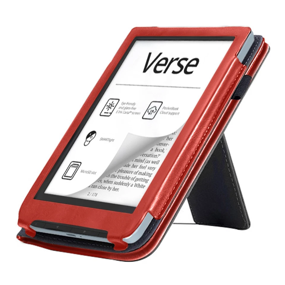 Leather Smart Case For Pocketbook Verse/Verse Pro Ebook Reader Flip Stand Cover - Image 4 of 4