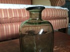 VINTAGE FREE HAND BLOWN SIX SIDED UTILITY BOTTLE OPEN PONTIL  — photo 4