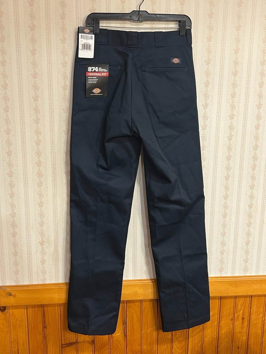NOS34×30 Dickies × Independent 874 NWT Dickies 874 Original Fit Work Pants Men's Size 30 x 34 Navy