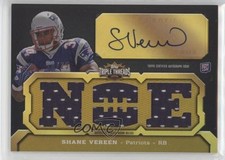 2011 Topps Triple Threads Gold 10/25 Shane Vereen (City) #109 Auto uk2