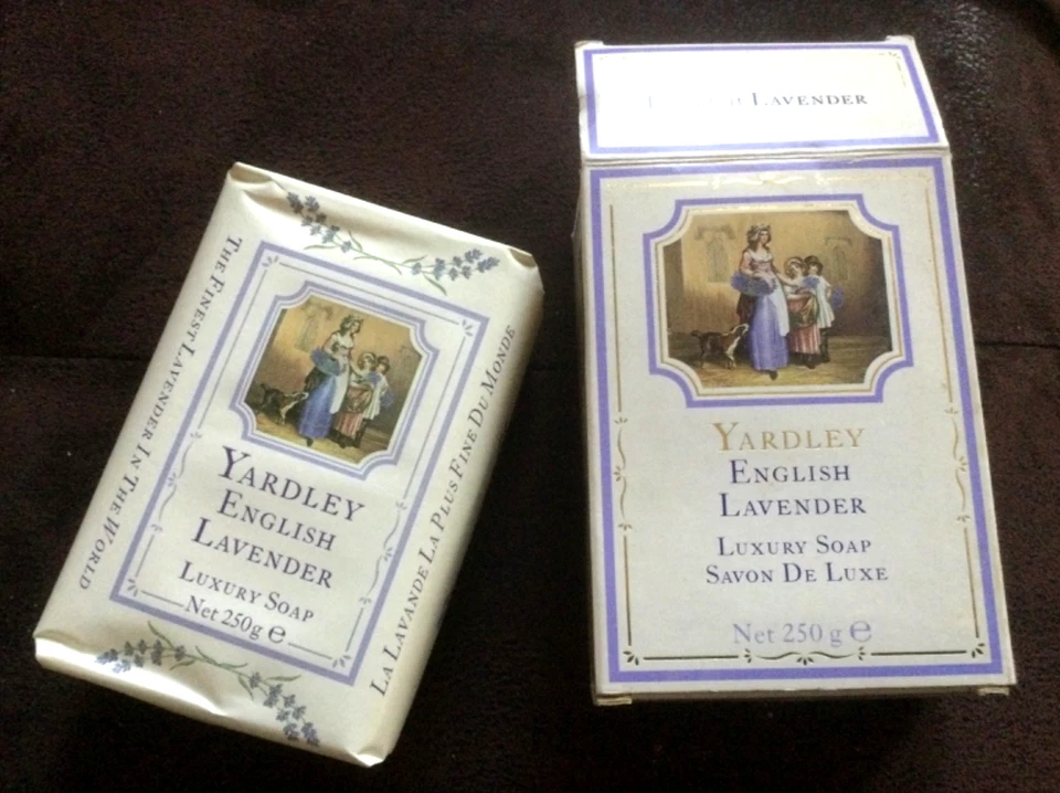 YARDLEY ENGLISH LAVANDER - LUXURY SOAP SAVON DE LUXE 250g + BOÎTE D’ORIGINE NEUF - Photo 1/4