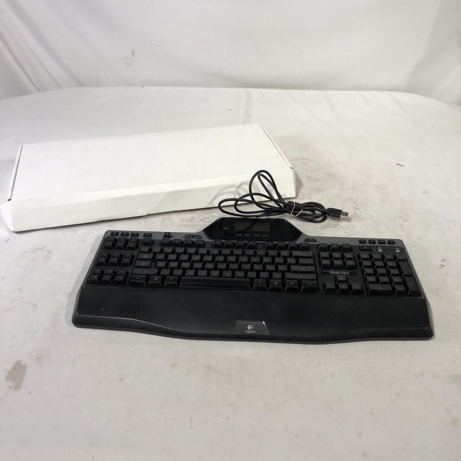 Logitech G510 Gaming Keyboard LCD Display Backlit USB Wired-
