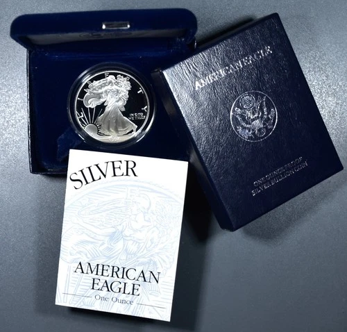 1994-P $1 AMERICAN SILVER EAGLE PROOF  1 oz .999 GEM PROOF w/OGP & COA  A6788
