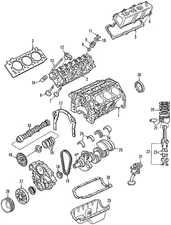 Genuine Ford Cylinder Block 6F1Z-6010-AA
