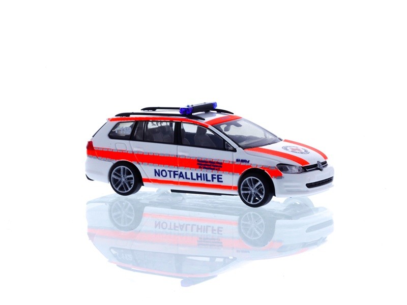 Rietze 53327 - 1/87 Volkswagen Golf 7 DRK KV Karlsruhe Emergency Aid - New