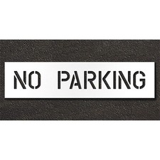 RAE STL-108-70632 Pavement Stencil,No Parking 429U93