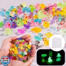 pkaoakyo 120pcs Tiny Resin Animals Figures to Hide Mini Resin Animals Bulk fo