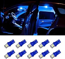 10pcs T10 Led Bulb For Car Interior Dome Map Light 5smd 5050 Color Ice Blue 10pcs T10 Led Bulb For Car Interior Dome Map Light 5smd 5050 Color Ice Blue