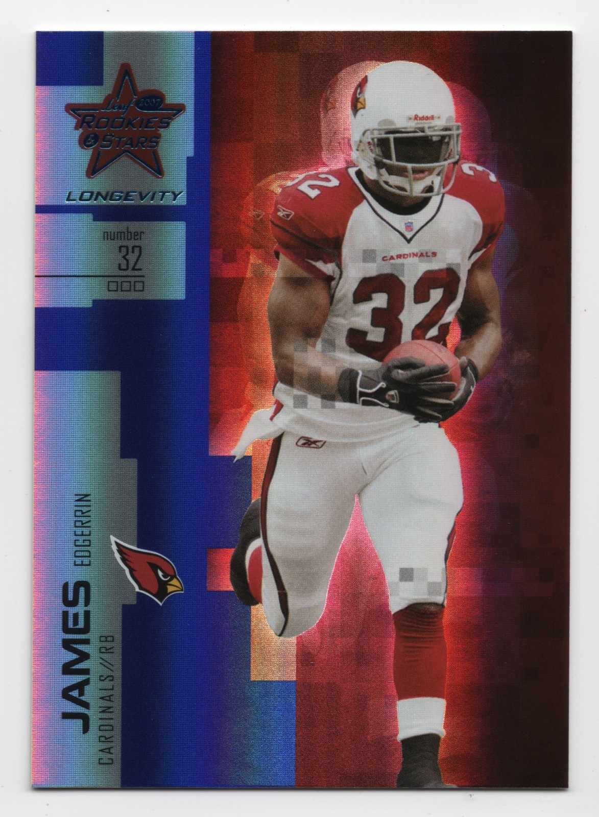 2007 Leaf Rookies & Stars Longevity EDGERRIN JAMES #40 Sapphire /149-Cardinals