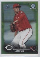 2016 Bowman Draft Chrome Picks Green Refractor 74/99 Nick Hanson #BDC-54 0o9