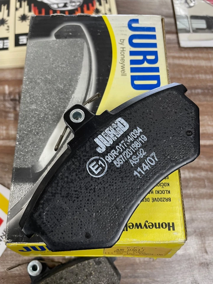 Juego de pastillas de freno delanteras NOS Jurid para Audi 5000 VW Corrado, Passat V6 Foto 3 de 4