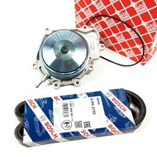FEBI Wasserpumpe +BOSCH Keilrippenriemen für MERCEDES-BENZ C E-Klasse CLS GLK FEBI Wasserpumpe +BOSCH Keilrippenriemen für MERCEDES-BENZ C E-Klasse CLS GLK
