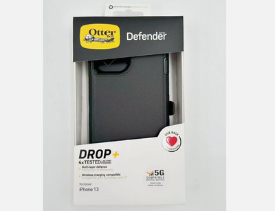 New iPhone 13 Otterbox Defender case w black Holster Clip case US Seller