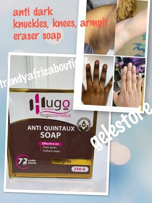 Hugo Anti Quintaux SOAP. effective On Dark Spots. 230g X 1. Knuckles, Knees Etc.