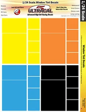 MG 3405 1/24 High Def UltraCal Decals Window Tints Fit Models, Diecast, Slot Car