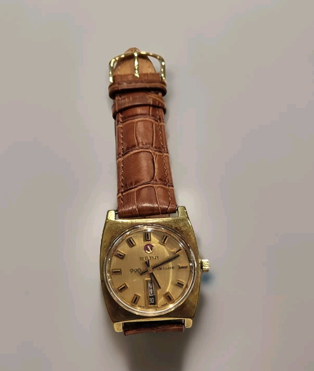 RADO Watch Swiss 990 Automatic Winding Leather band Stainless