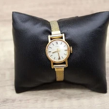 Vintage Timex Watch Womens Gold Tone Stainless Steel Self Wind Classic 80s