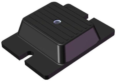2er Pack: 90x40mm, Heavy Duty Neopren Gummi Standfuß Anti Vibration Halterung