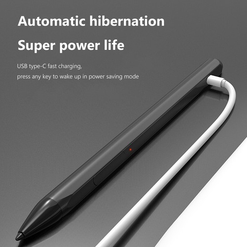 Tablet Stylus with 3 Pen Tips Laptop Stylus for Microsoft Surface Pro 9/8/7/6/5 - Afbeelding 12 van 24