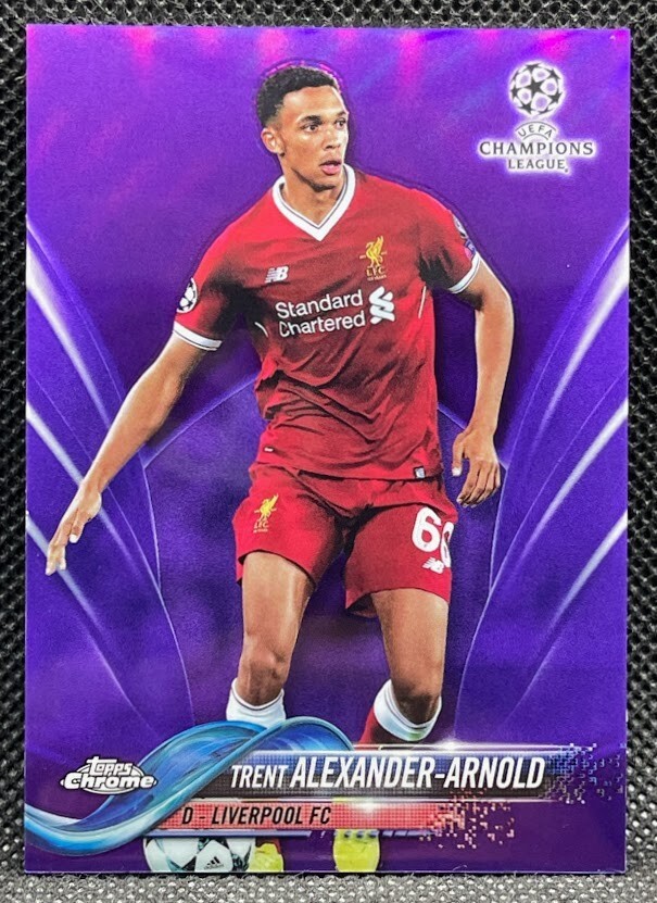2017-18 Topps Chrome UCL =Trent Alexander-Arnold= PURPLE RC #