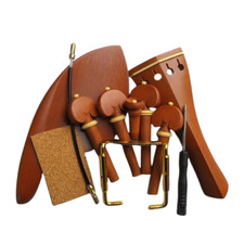 1 set high quality jujube wood violin fittings 4/4, Violin Parts Accessories
