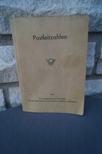 Älteres Postleitzahlen Buch von 1961 - Post und Fernmeldewesen