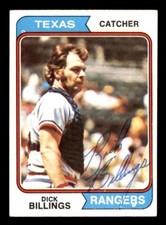 1974 Topps Baseball #466 Dick Billings Signed Autograph (no COA)