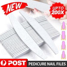 UP 200x Double Sided Pedicure Nail Files 100 180 Grit Manicure Nail Care Sanding