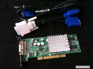 NVIDIA Quadro4.289xgl Grafikkarte, NVS280, 64MB, PCI, DY599A, HP 351384-001 Bulk