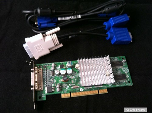 NVIDIA Quadro4.289xgl Grafikkarte, NVS280, 64MB, PCI, DY599A, HP 351384-001 Bulk