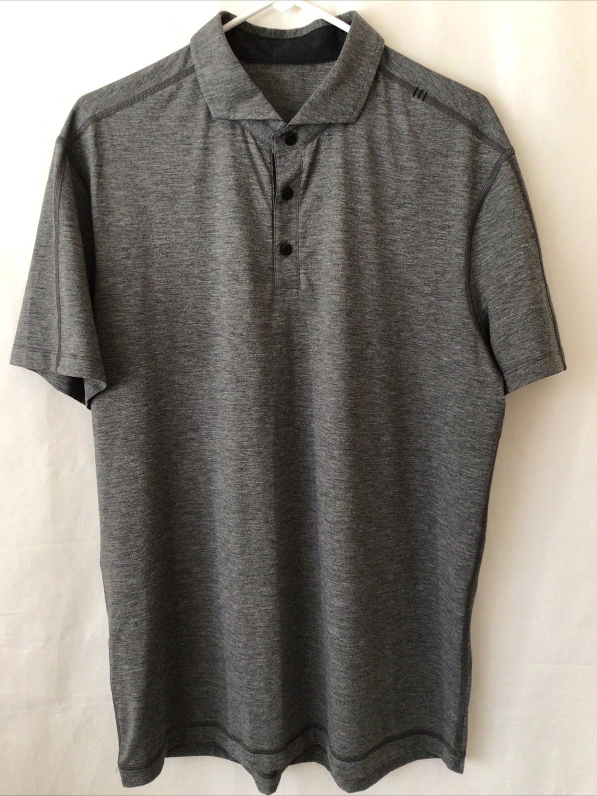 Lululemon Men Training Evolution Short Sleeve Pol… - image 1