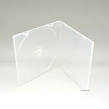 100 Clear 5.2mm Single CD DVD R CDR DVDR Disc PP Poly Plastic Case Outer Sleeve
