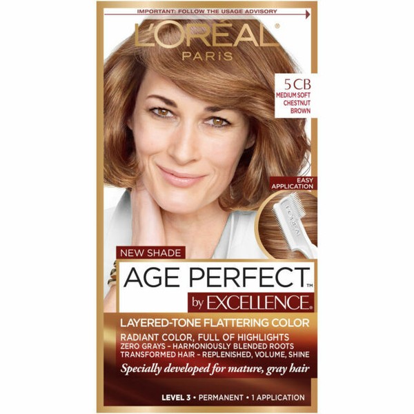 L'Oréal Paris Age Permanent Hair Color 5cb Medium Chestnut ...