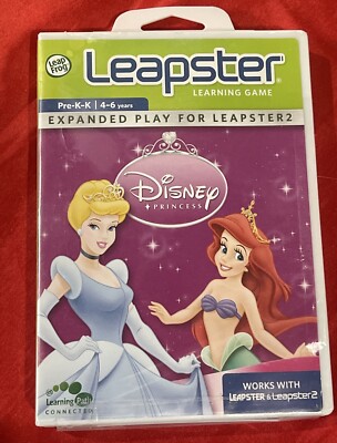 Leap Frog Leapster & Leapster DISNEY PRINCESS Learning Game New And Sealed 2007